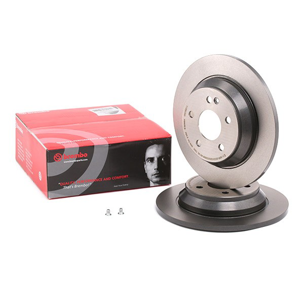 Disco do freio traseiro 08C06511 Brembo