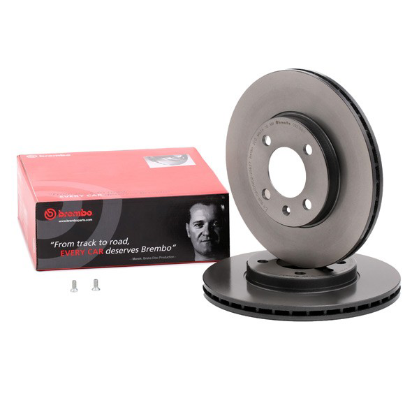 Disco do freio dianteiro Brembo 09516611