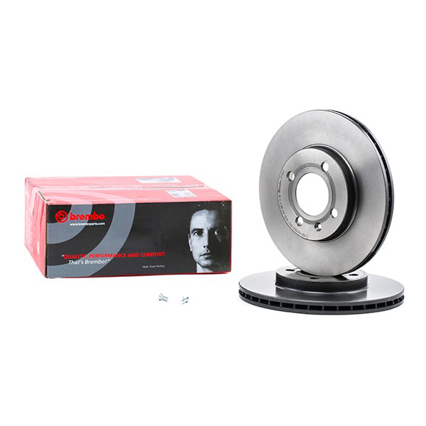 Disco do freio dianteiro 09516611 Brembo