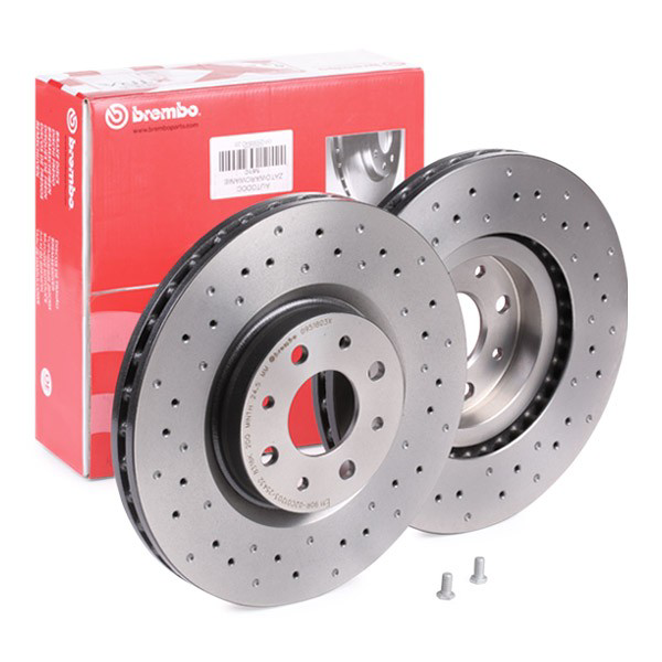 Disco do freio dianteiro 0951803X Brembo