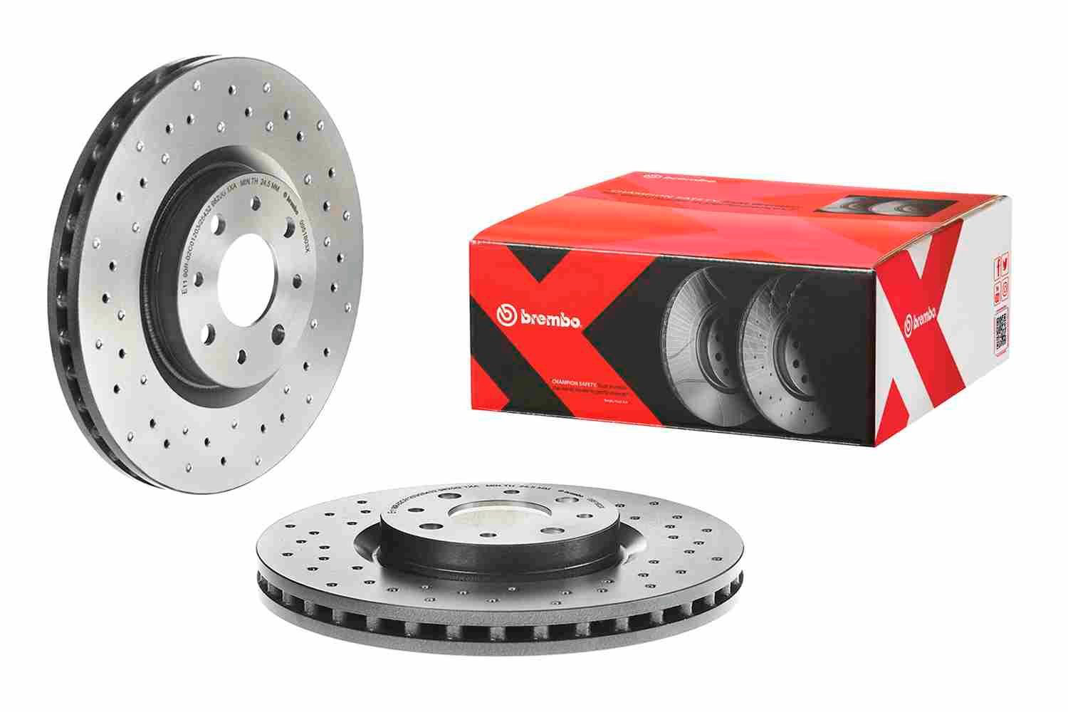 Compre 0951803X Brembo Disco do freio dianteiro