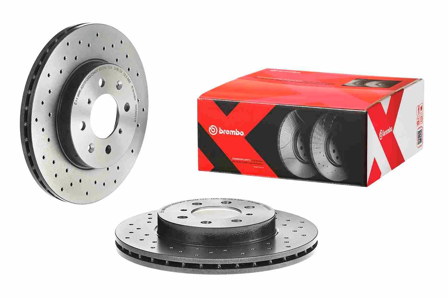 0955091X Brembo Disco do freio dianteiro