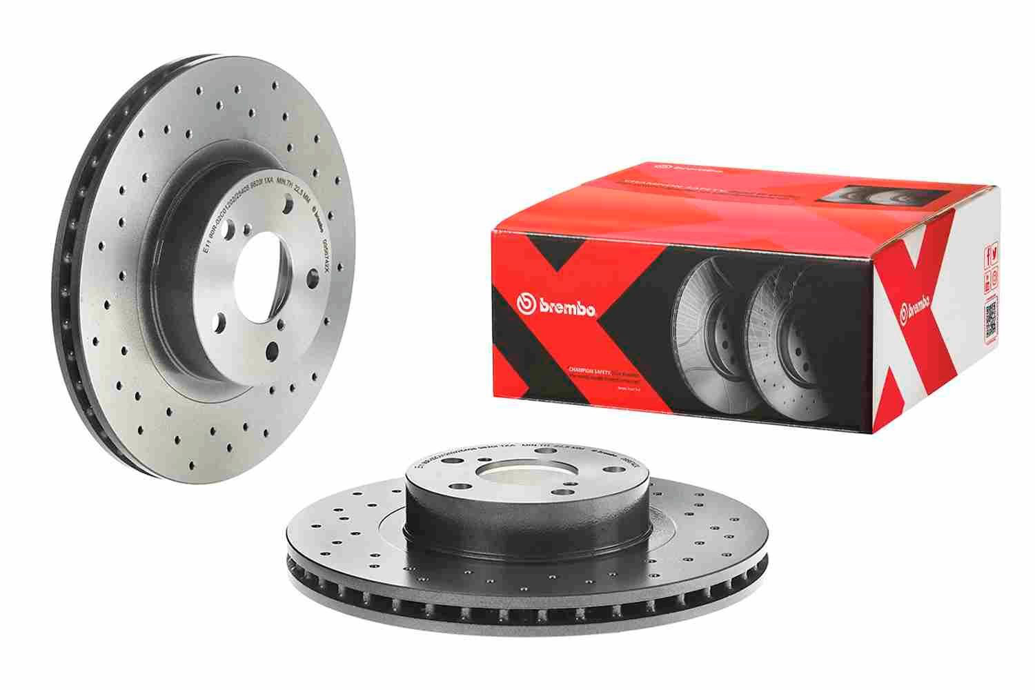 Compre 0956742X Brembo Disco do freio dianteiro