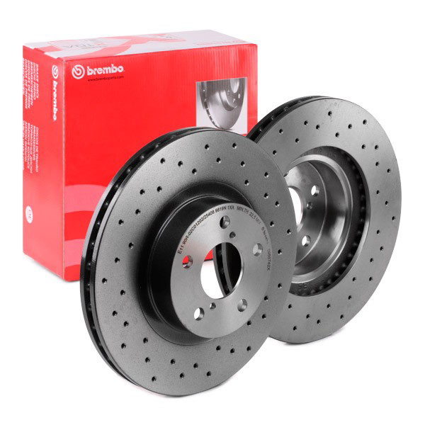 Disco do freio dianteiro Brembo 0956742X