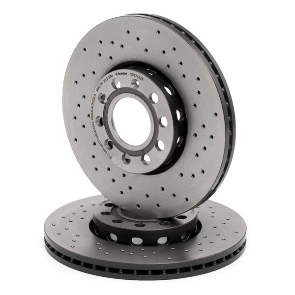 Disco do freio dianteiro 0957452X Brembo