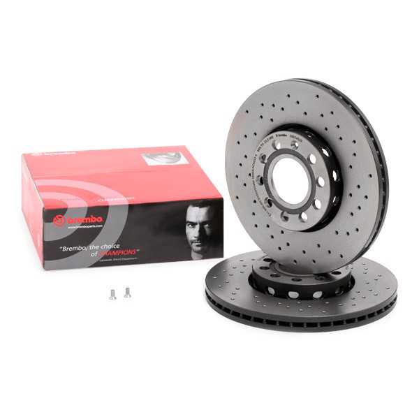 Disco do freio dianteiro Brembo 0957452X