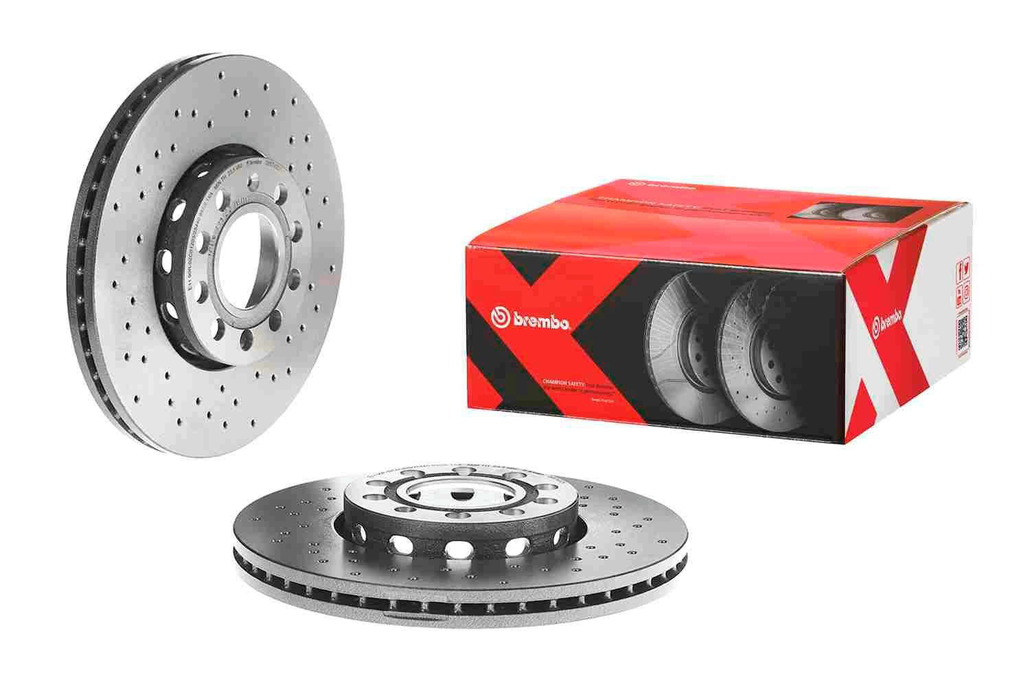 Compre 0957452X Brembo Disco do freio dianteiro