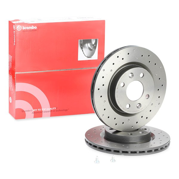 Disco do freio dianteiro Brembo 0958022X