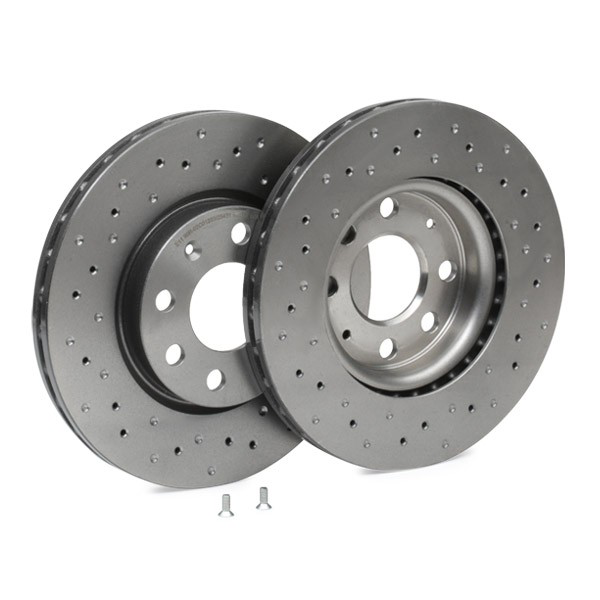 Compre 0958433X Brembo Disco do freio dianteiro
