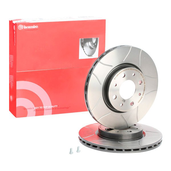 Disco do freio dianteiro Brembo 09587075