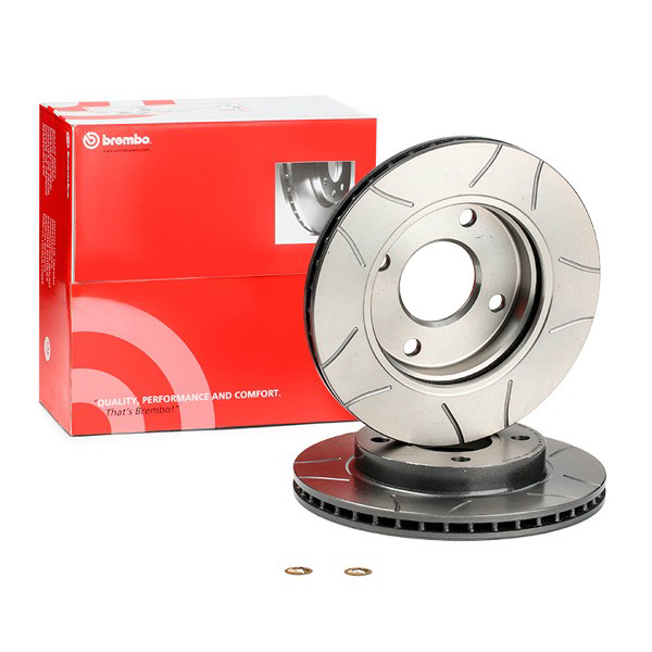 Disco do freio dianteiro Brembo 09672777