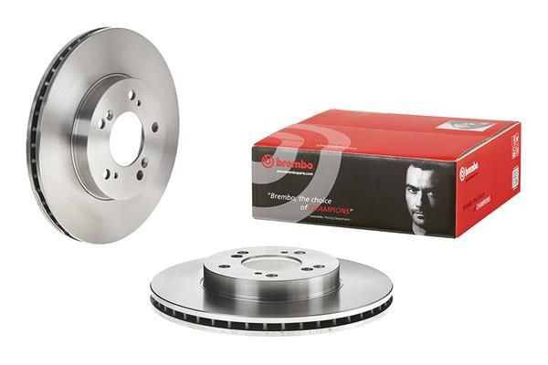 Disco do freio dianteiro 09689311 Brembo