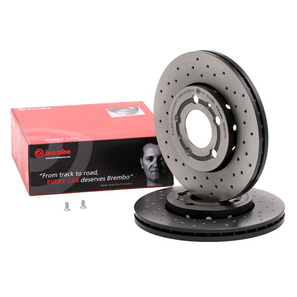 Disco do freio dianteiro Brembo 0970111X