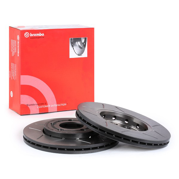 Disco do freio dianteiro 09701175 Brembo
