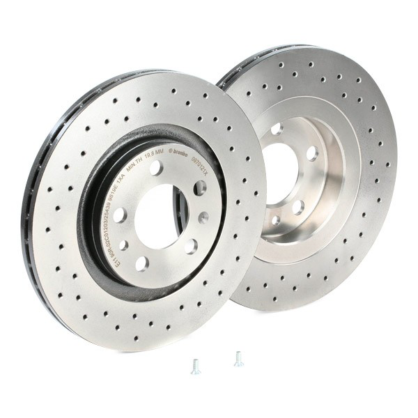 Disco do freio dianteiro 0970121X Brembo
