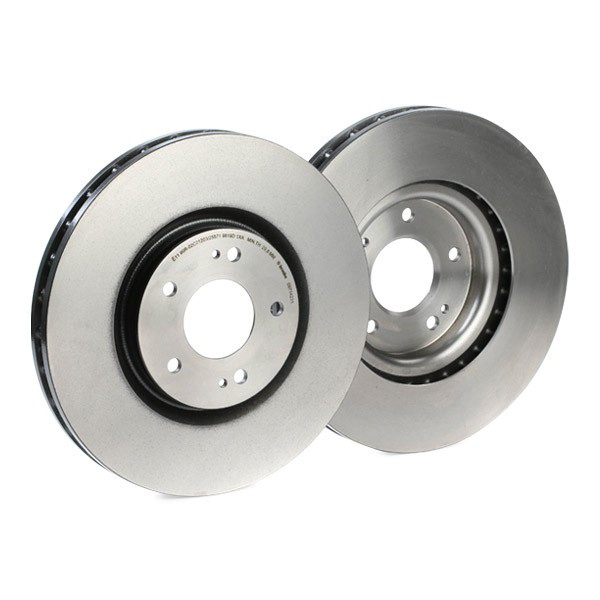 Disco do freio dianteiro 09714231 Brembo