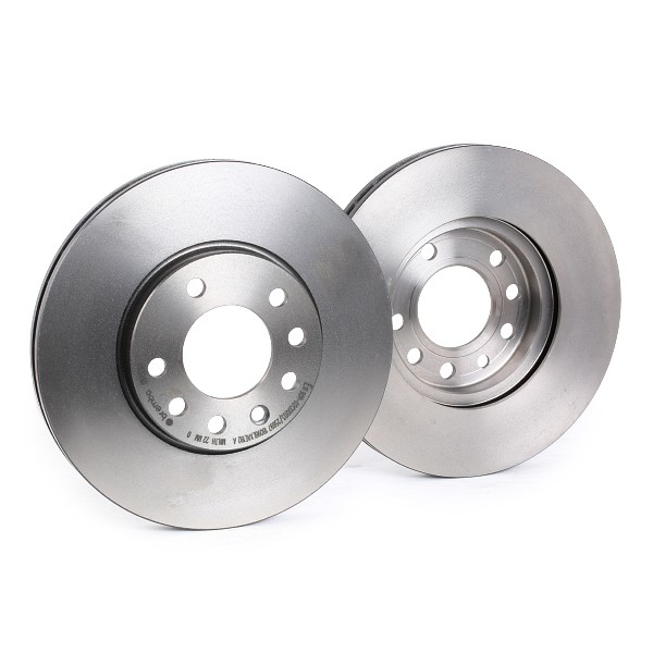 Disco do freio dianteiro 09762911 Brembo