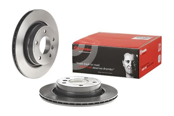 Disco do freio traseiro Brembo 09770211