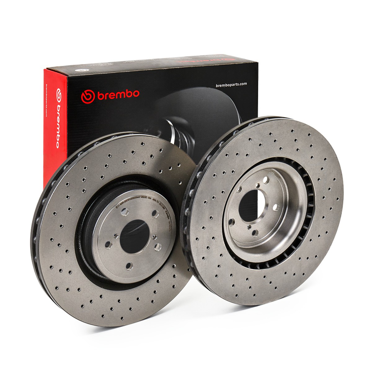 Disco do freio dianteiro 0978121X Brembo