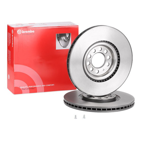 Disco do freio dianteiro Brembo 09788011