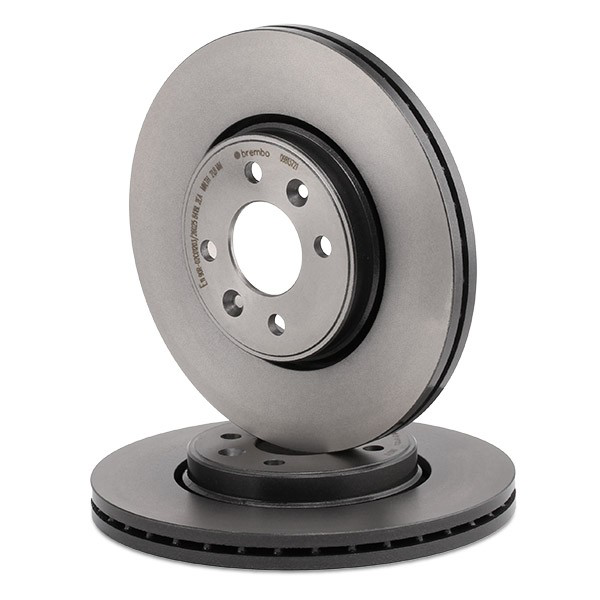 Disco do freio dianteiro 09813721 Brembo