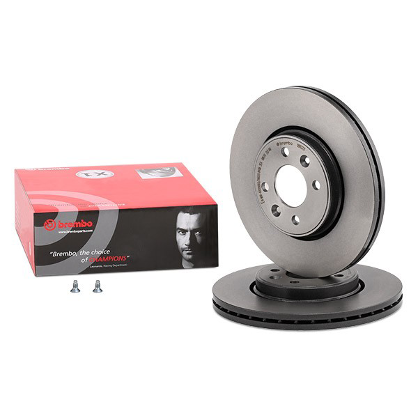 Disco do freio dianteiro Brembo 09813721