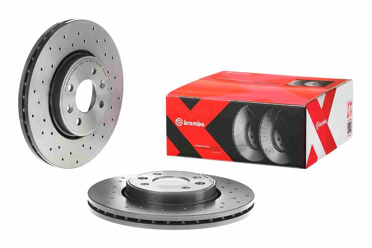 Compre 0981372X Brembo Disco do freio dianteiro