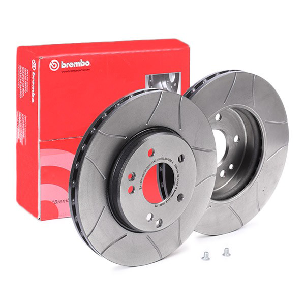 Disco do freio dianteiro 09841175 Brembo