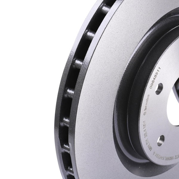 Disco do freio dianteiro Brembo 09848511