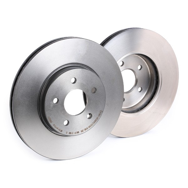 Disco do freio dianteiro 09866511 Brembo
