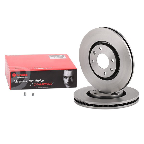 Disco do freio dianteiro 09876010 Brembo