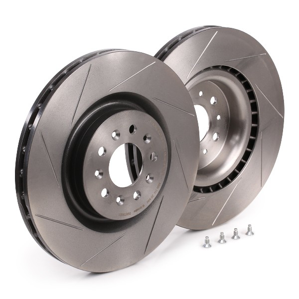 Disco do freio dianteiro 09878021 Brembo