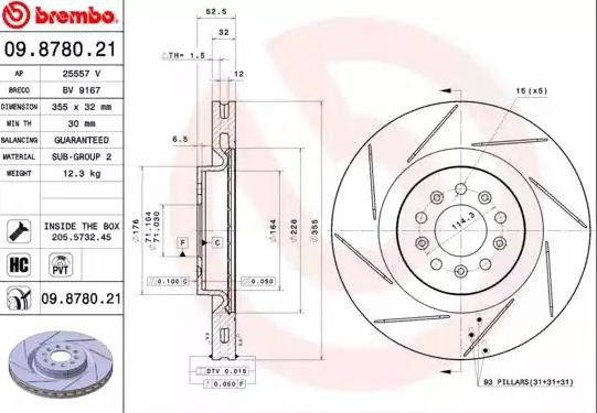  Brembo 09878021