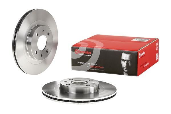 Disco do freio dianteiro 09890314 Brembo