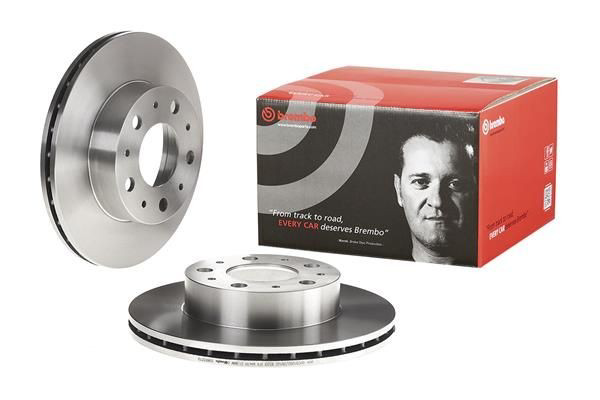 Disco do freio dianteiro Brembo 09893210