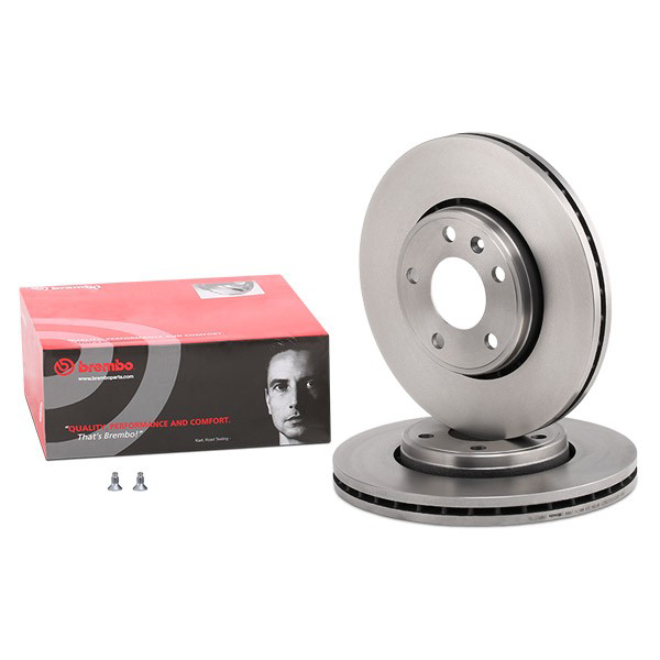 Disco do freio dianteiro Brembo 09893710