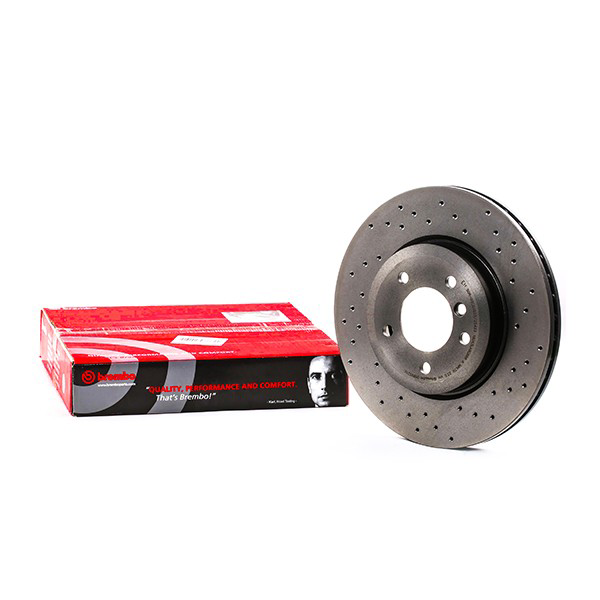 Disco do freio dianteiro Brembo 0989521X