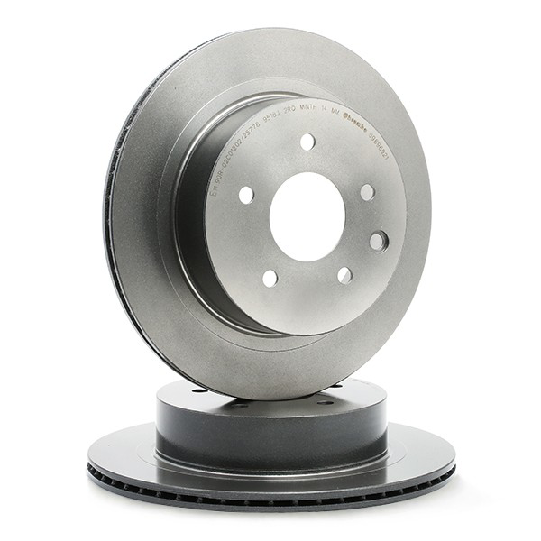 Disco do freio traseiro 09896921 Brembo