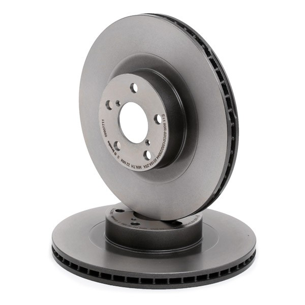Disco do freio dianteiro 09907711 Brembo