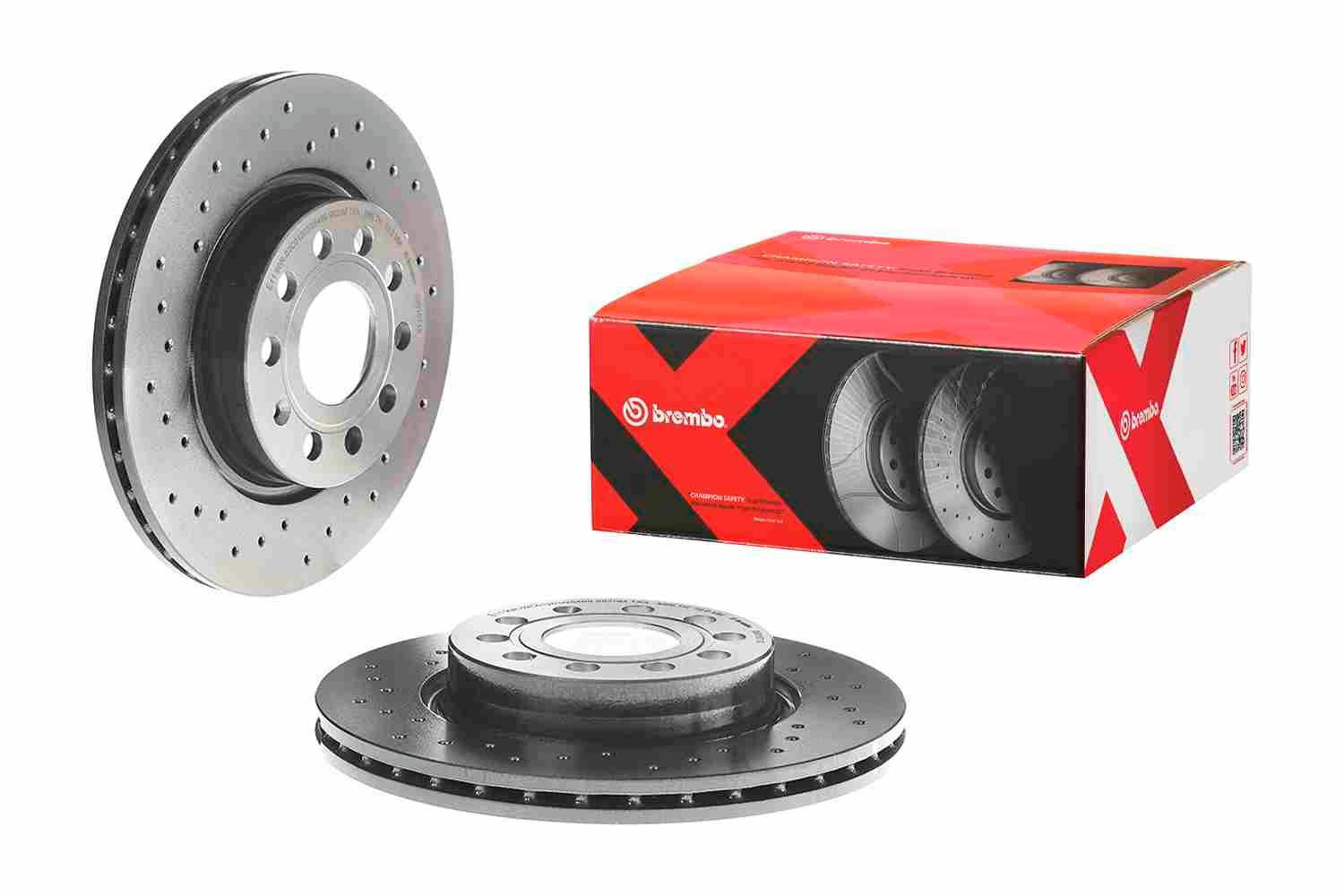 Disco do freio dianteiro 0991671X Brembo