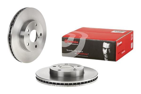 Disco do freio dianteiro 09918510 Brembo