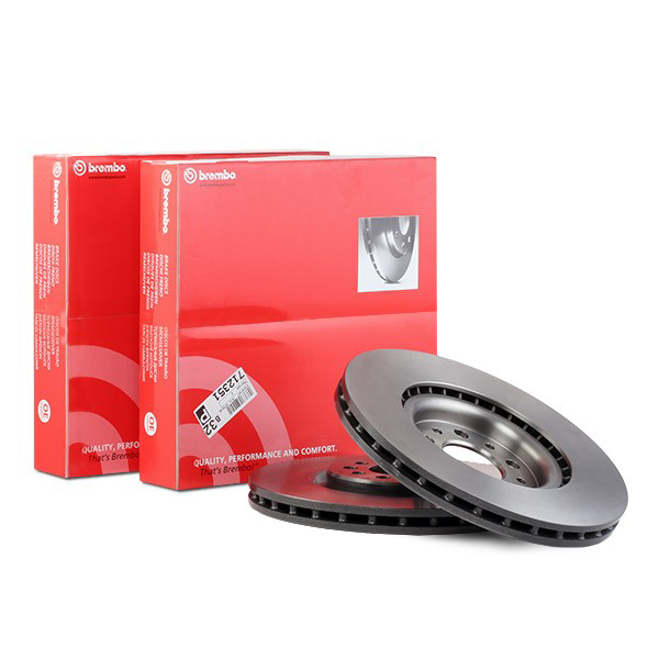 Disco do freio dianteiro 09936521 Brembo