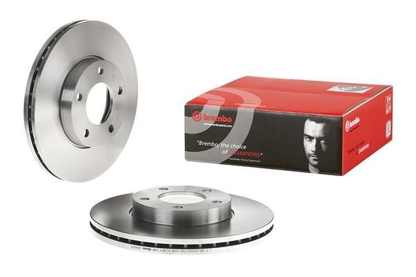 Disco do freio dianteiro 09946424 Brembo