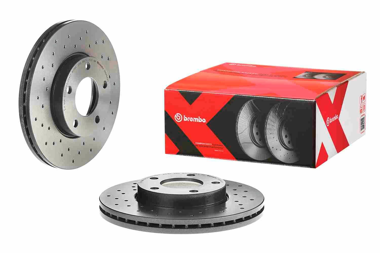 Disco do freio dianteiro 0994642X Brembo