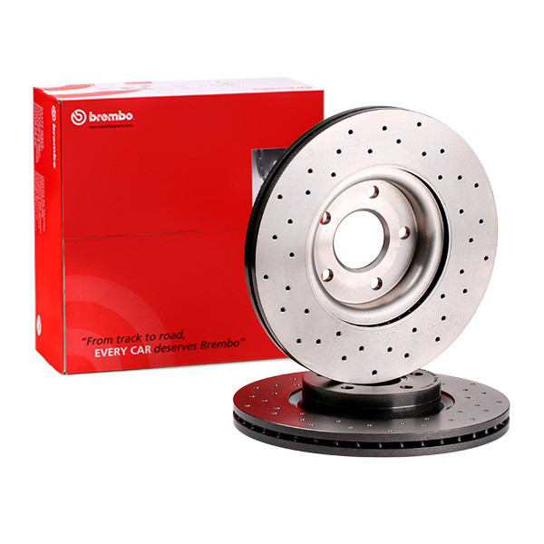Disco do freio dianteiro 0994681X Brembo