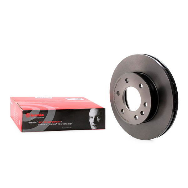 Disco do freio dianteiro 09950811 Brembo