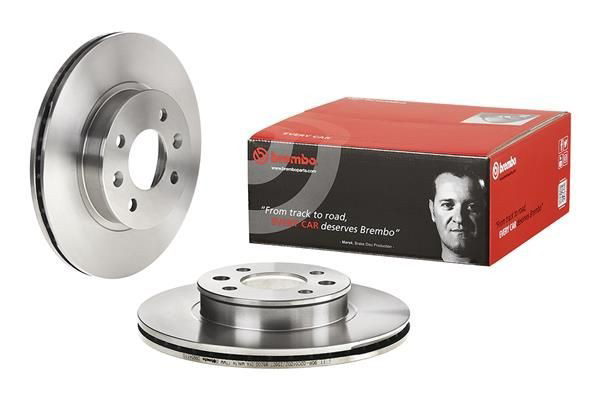Disco do freio dianteiro 09954110 Brembo