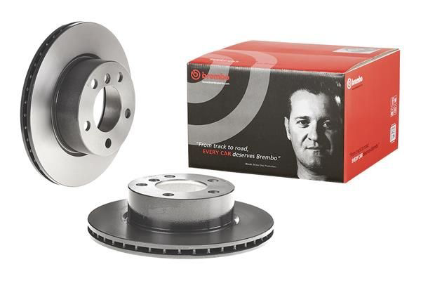Disco do freio dianteiro 09975021 Brembo