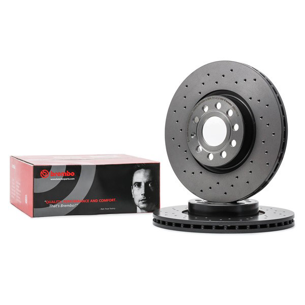 Disco do freio dianteiro Brembo 0997721X