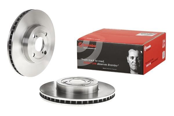 Disco do freio dianteiro 09982410 Brembo